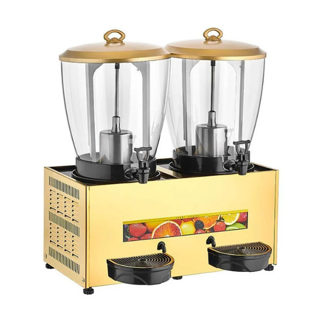 Remta ST29 Elegance Şerbet ve Ayran Soğutucu 2 Hazneli Şerbet+Ayran 21+21 L Gold / Royal Model Ju�ice and Ayran Cooler
