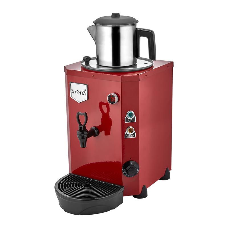 Remta DE12 Jumbo Çay Makinesi, 2 Demlikli, 13 L, Elektrikli