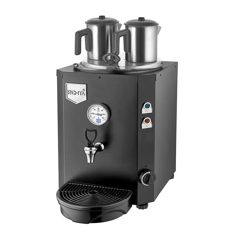 Remta DE10S Jumbo Çay Makinesi 3 Demlikli Şamandıralı 40 L Elektrikli