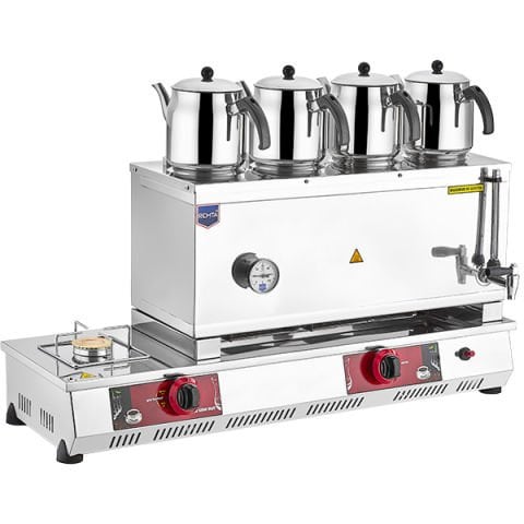 Remta N14 85 Model 4 Demlikli Gazlı (CE) Çay Ocağı 43 lt