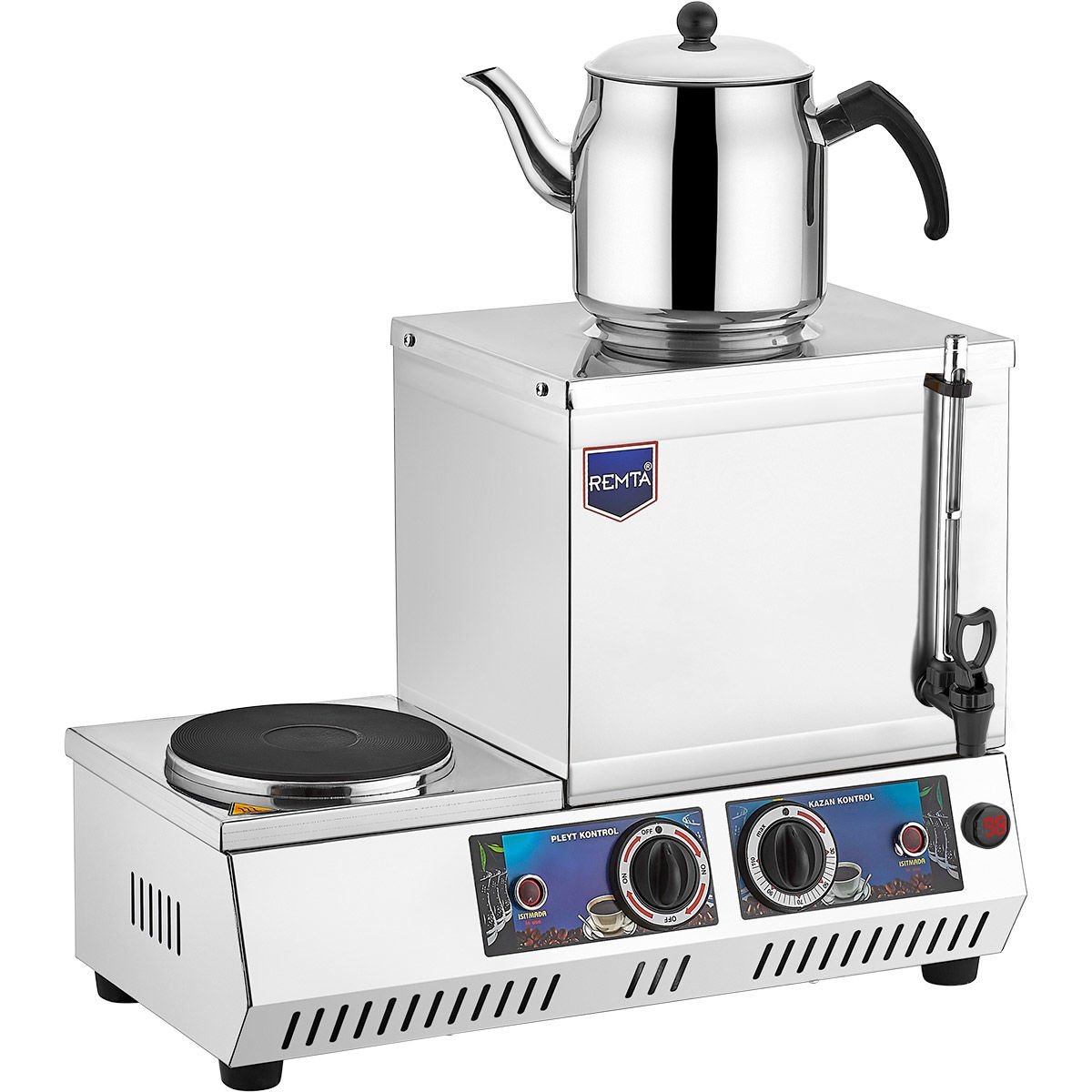 Remta K30- 15 Model Elektrikli Çay Ocağı 14 lt
