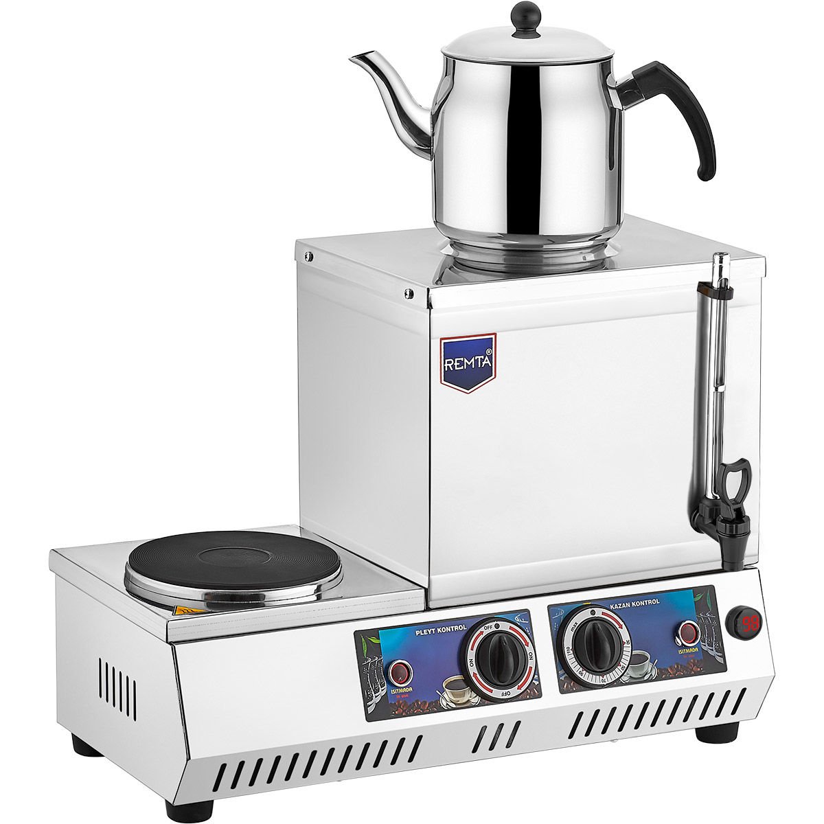 Remta K30- 15 Model Elektrikli Çay Ocağı 14 lt