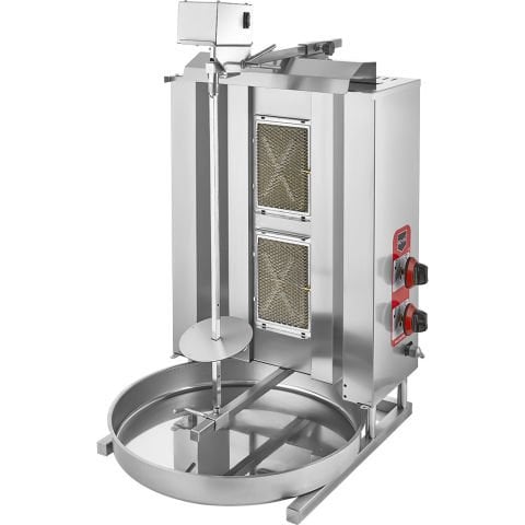 Remta D04(M) 2 Radyanlı Üstten Motorlu Gazlı (CE) Döner Ocağı