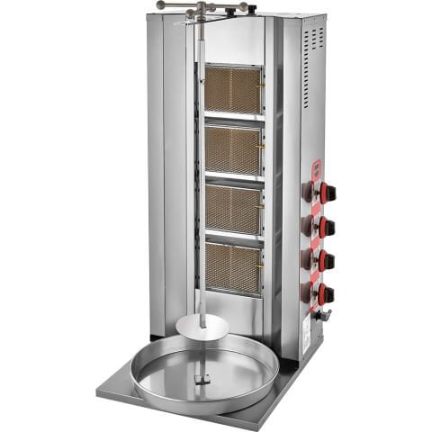 Remta D08- 4 Radyanlı Gazlı (CE) Döner Ocağı