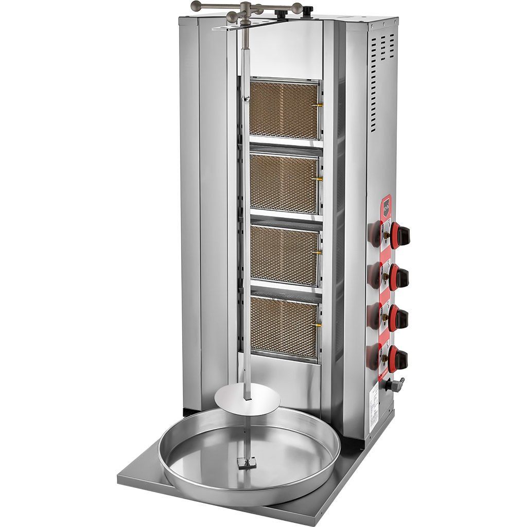 Remta D06  3 Radyanlı Gazlı (CE) Döner Ocağı