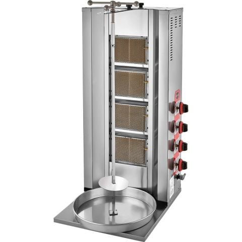 Remta D06  3 Radyanlı Gazlı (CE) Döner Ocağı