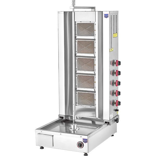 Remta D10(A)- 5 Radyanlı Alttan Motorlu  Model Gazlı CE Belgeli Döner Ocağı