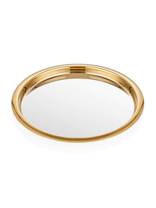 A75178 Yuvarlak Tepsi Altın/Gold 34,5 cm