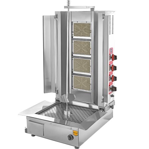 Remta D06(A) 3 Radyanlı Alttan Motorlu Gazlı (CE) Döner Ocağı