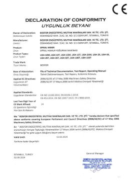 USH-25T 25 kg Spiral Hamur Yoğurma Makinesi